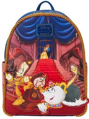 Loungefly Disney Beauty And The Beast Ballroom Scene Mini Backpack WonderCon New